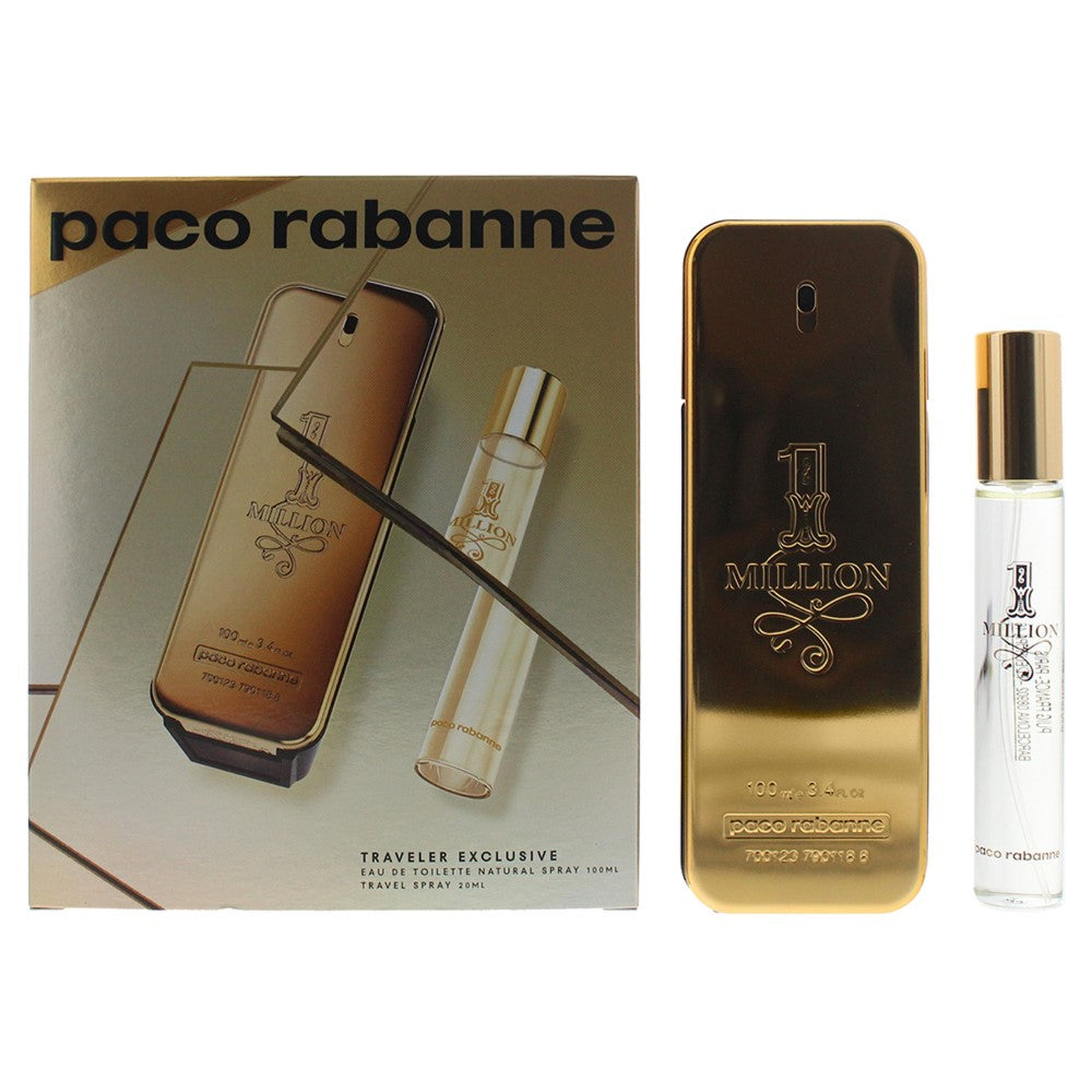 Paco Rabanne 1 Million 100ml EDT Spray Gift Set