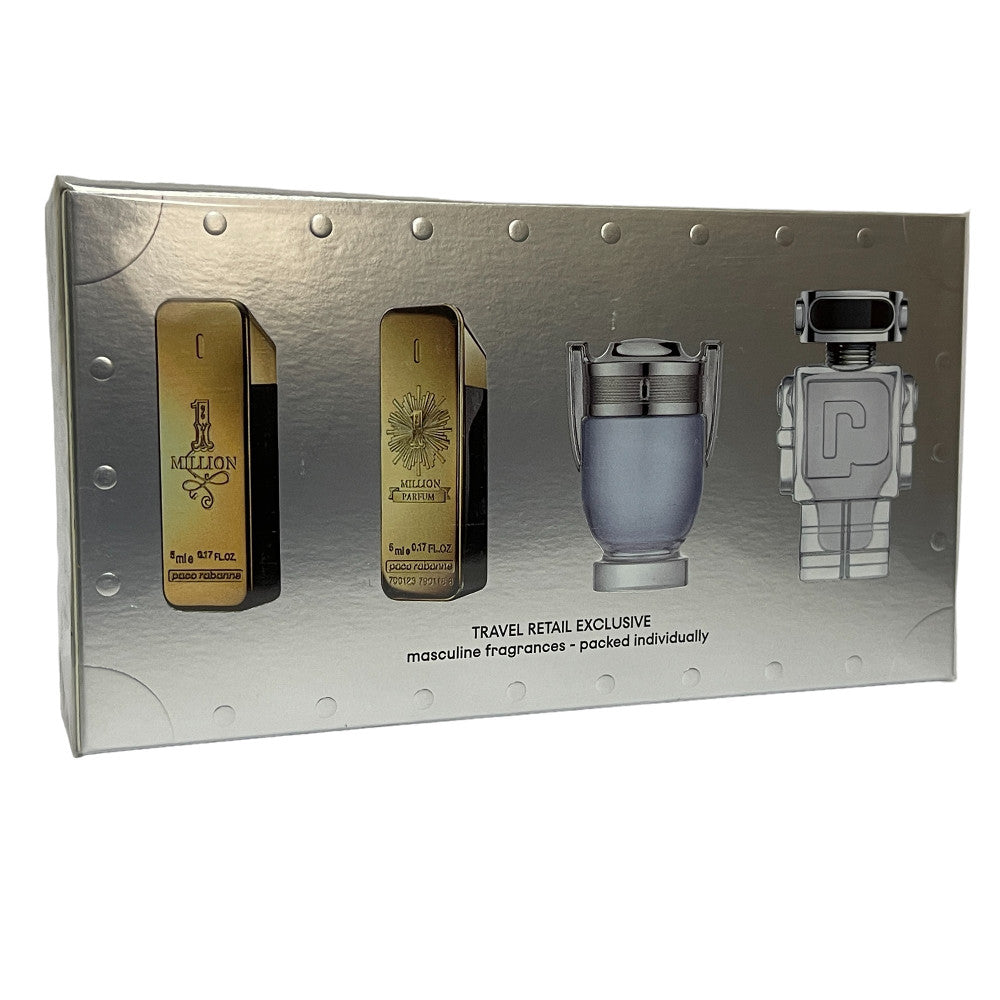 Paco Rabanne Miniatures Collection for Men 4x 5ml