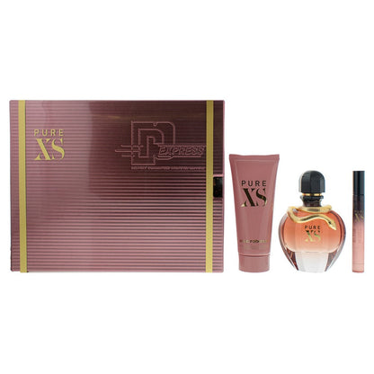 Paco Rabanne Pure xS 80ml EDP Spray 3 Piece Gift Set