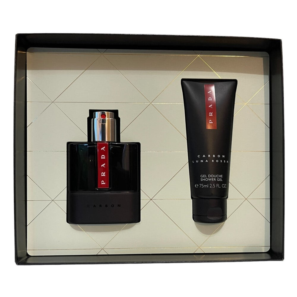 Prada Luna Rossa Carbon 50ml EDT Spray 2 Piece Set