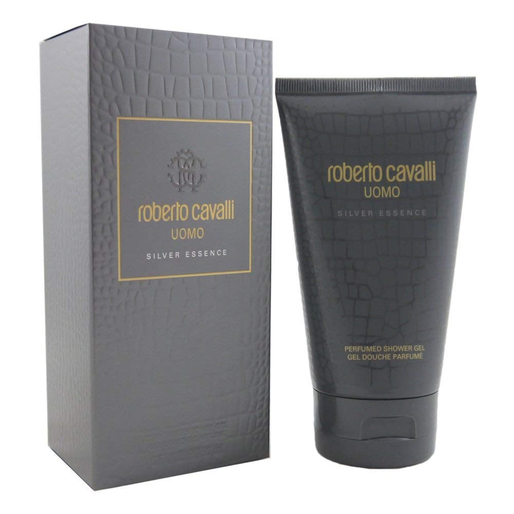 Roberto Cavalli Uomo Silver Essence Shower Gel 150ml Men