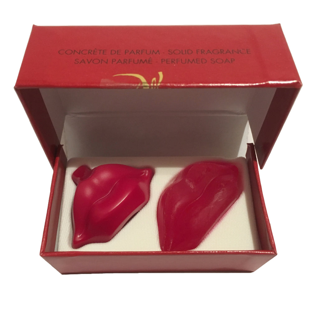 Salvador Dali Ruby Lips Solid Perfume 3g & Soap 20g Coffret Set