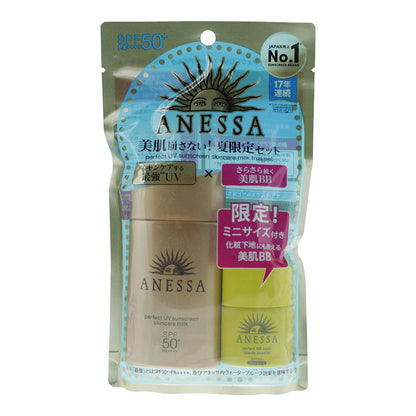 Shiseido Anessa Whitening Sunscreen 60ml & Light Perfect BB Base Booster 7.5ml