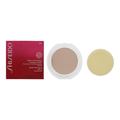 Shiseido Sheer & Perfect Refill Very Light Compact Foundation B00 10g
