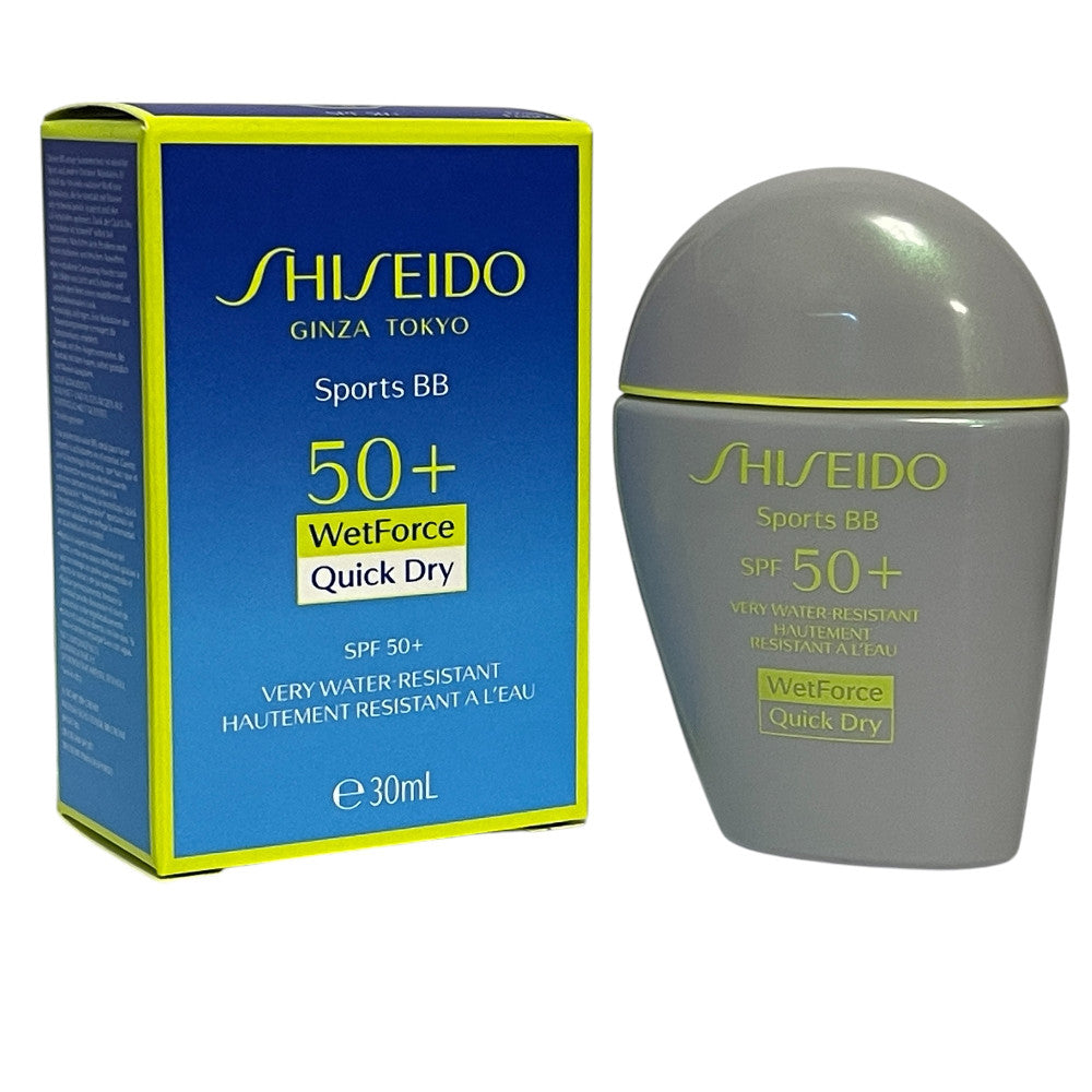Shiseido Sports BB Cream Wetforce 30ml SPF50+ Quick Dry Dark