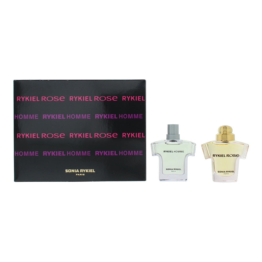 Sonia Rykiel Mini 2 Piece Gift Set Rose 7.5ml EDP - Homme 7.5ml EDT