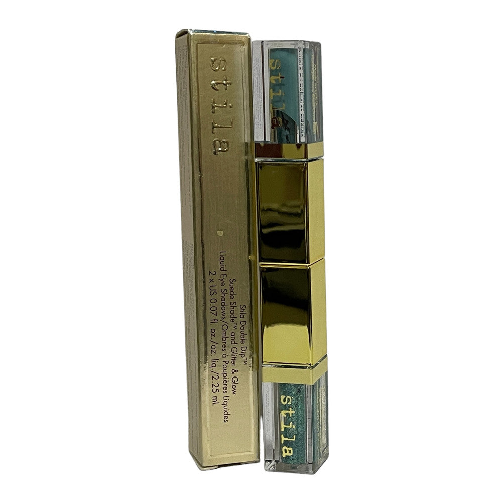 Stila Double Dip Suede and Glitter & Glow Liquid Eye Shadows 2x 2.25ml Beach Wave