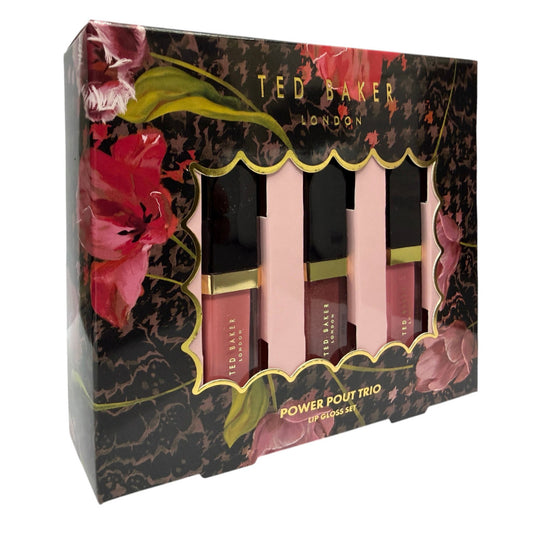 Ted Baker Power Pout Lip Gloss Trio 3x 4ml