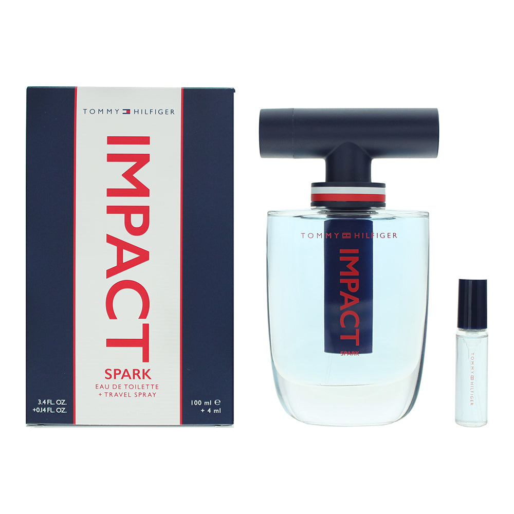 Tommy Hilfiger Impact Spark 100ml EDT Spray + 4ml EDT Mini