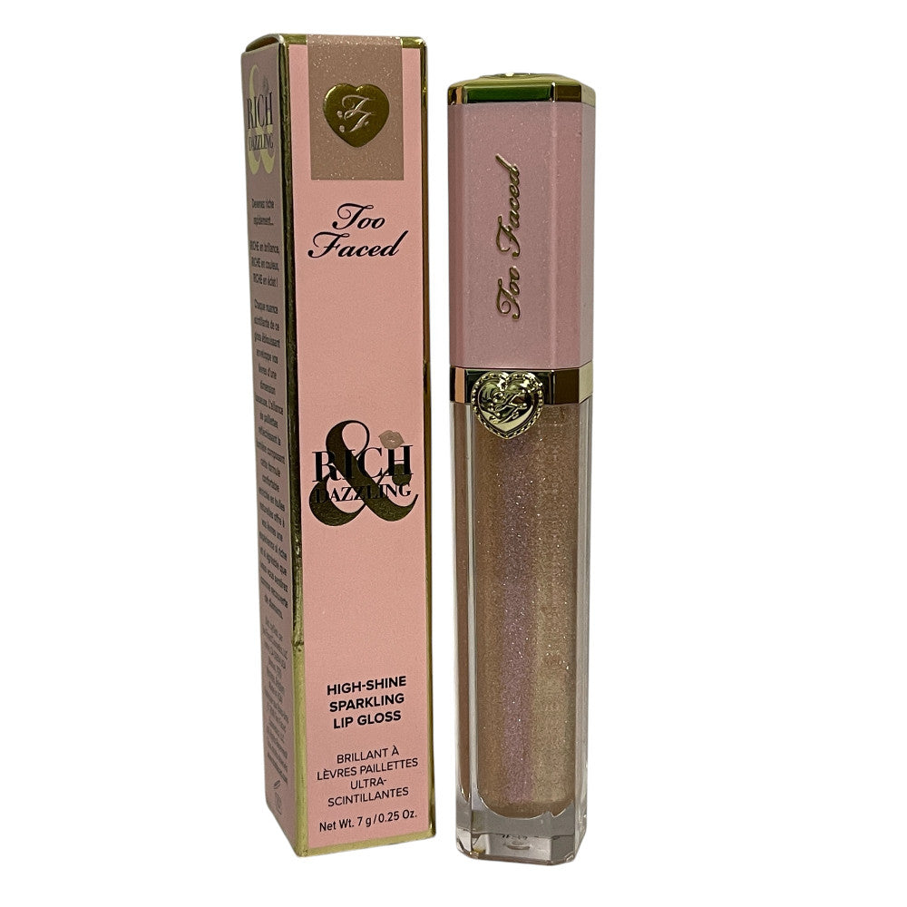 Too Faced Rich & Dazzling High Shine Sparkling Lip Gloss 7g All The Stars