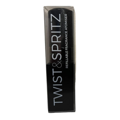 Twist & Spritz Atomizer Black Metallic 8ml