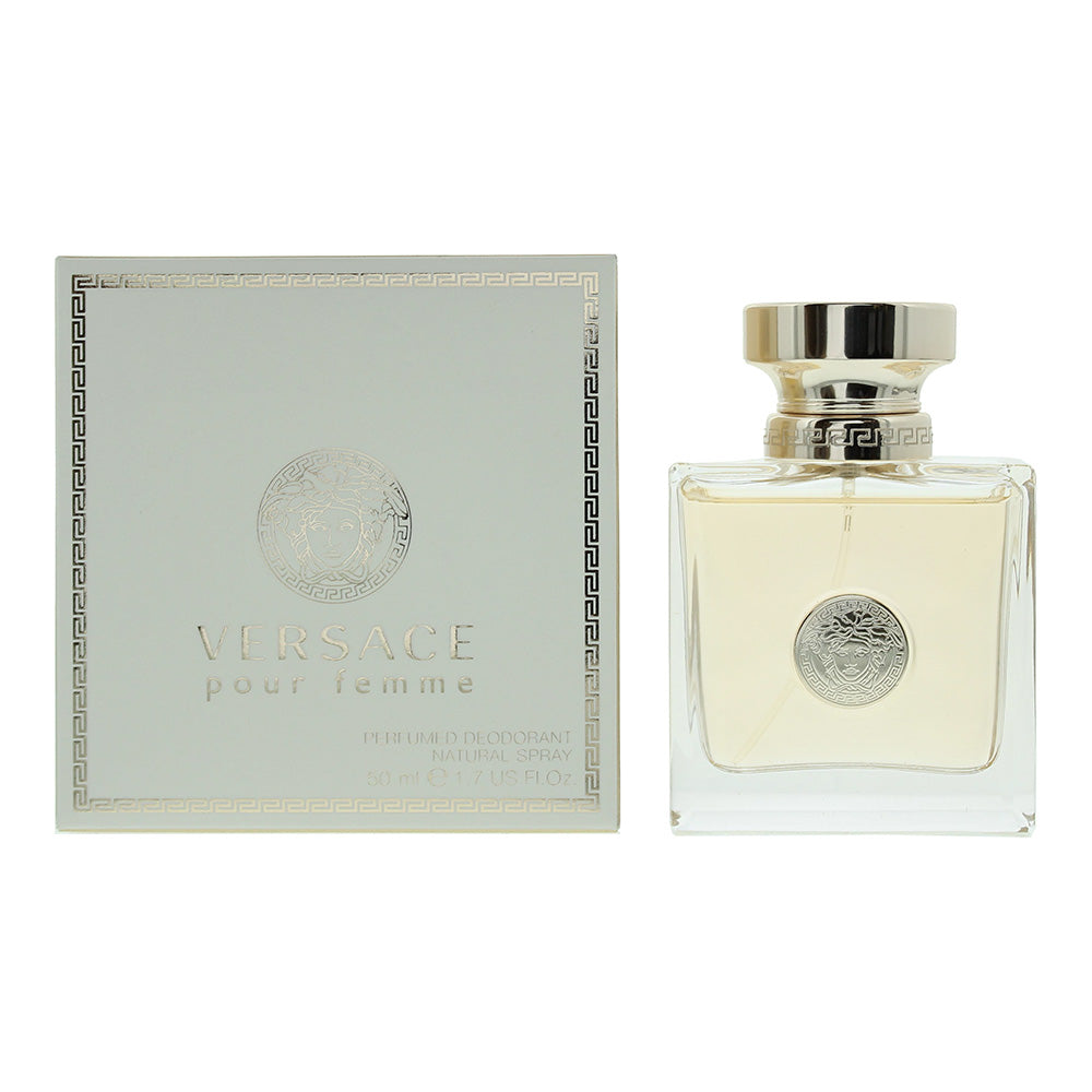 Versace Pour Femme Perfumed Natural Deodorant Spray 50ml