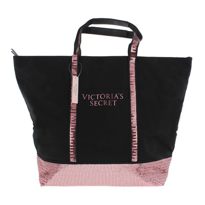 Victoria's Secret Bling Pink Sequin Sparkle Tote Bag