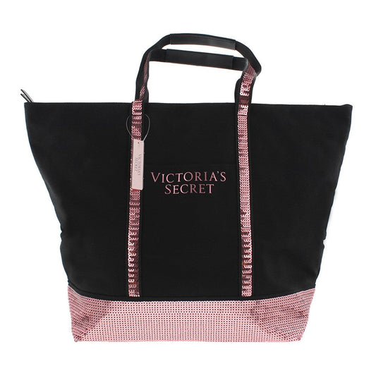 Victoria's Secret Bling Pink Sequin Sparkle Tote Bag