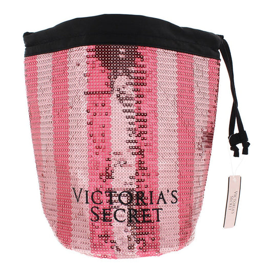 Victoria's Secret Pink Sequin Drawstring Bag