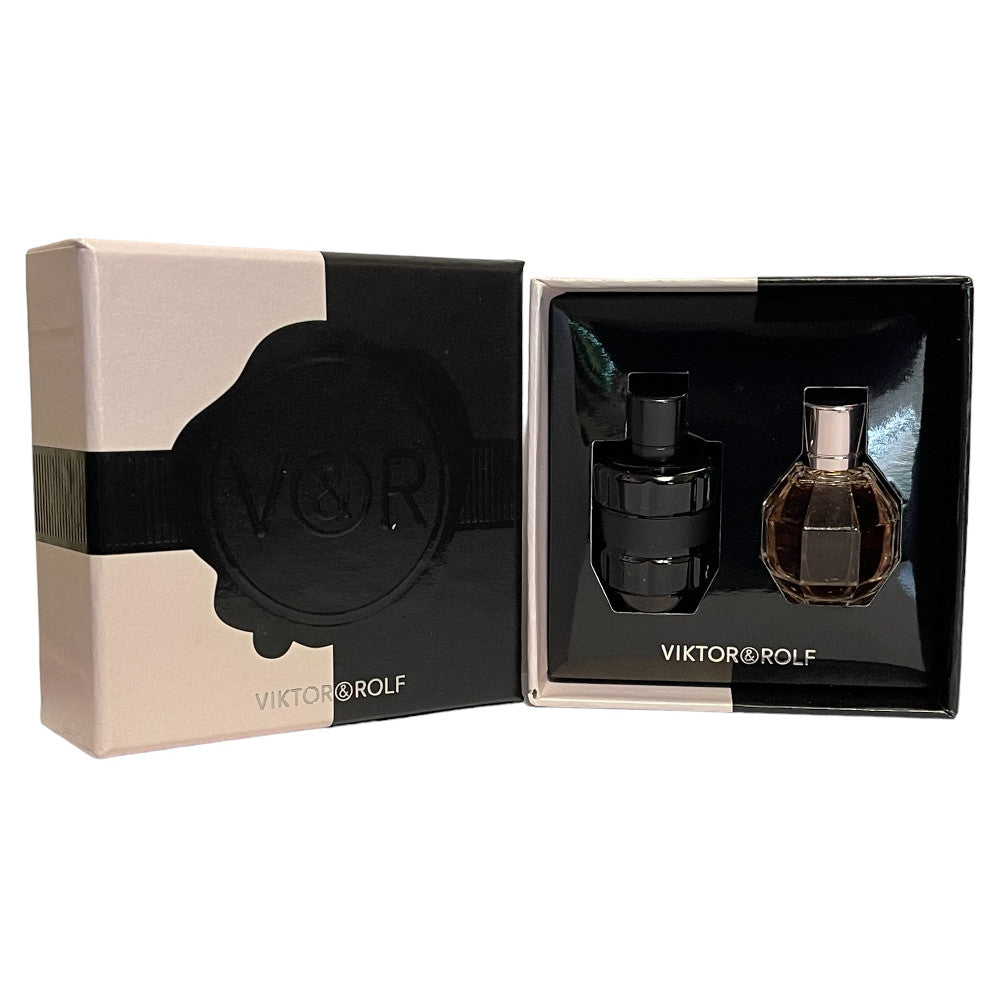 Viktor & Rolf duo Mini Set Flowerbomb 7ml EDP & Spicebomb 7ml EDT