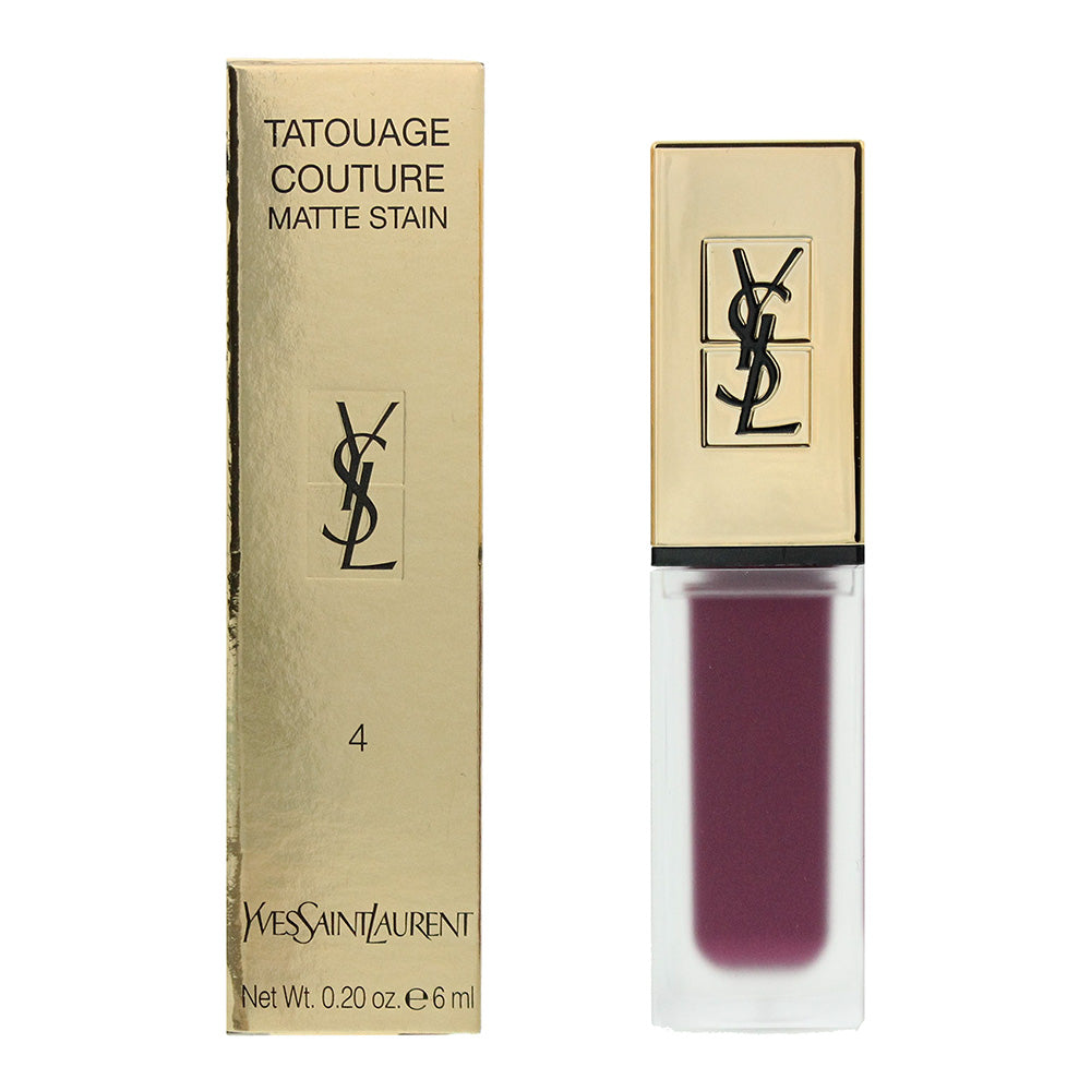 Yves Saint Laurent Tatouage Couture Liquid Lipstick 6ml #4 Purple Identity