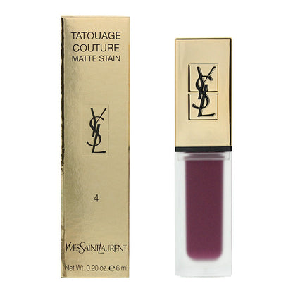 Yves Saint Laurent Tatouage Couture Liquid Lipstick 6ml #4 Purple Identity