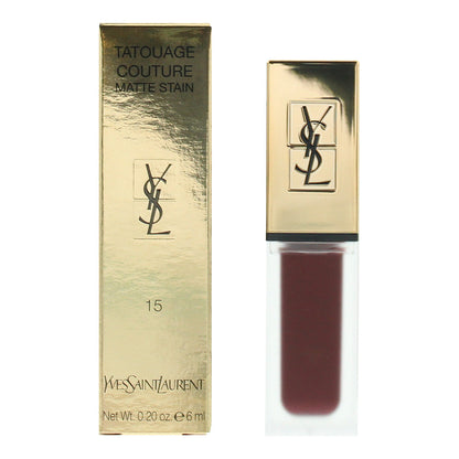 Yves Saint Laurent Tatouage Couture Matte Lip Stain 6ml #15 Violet Conviction