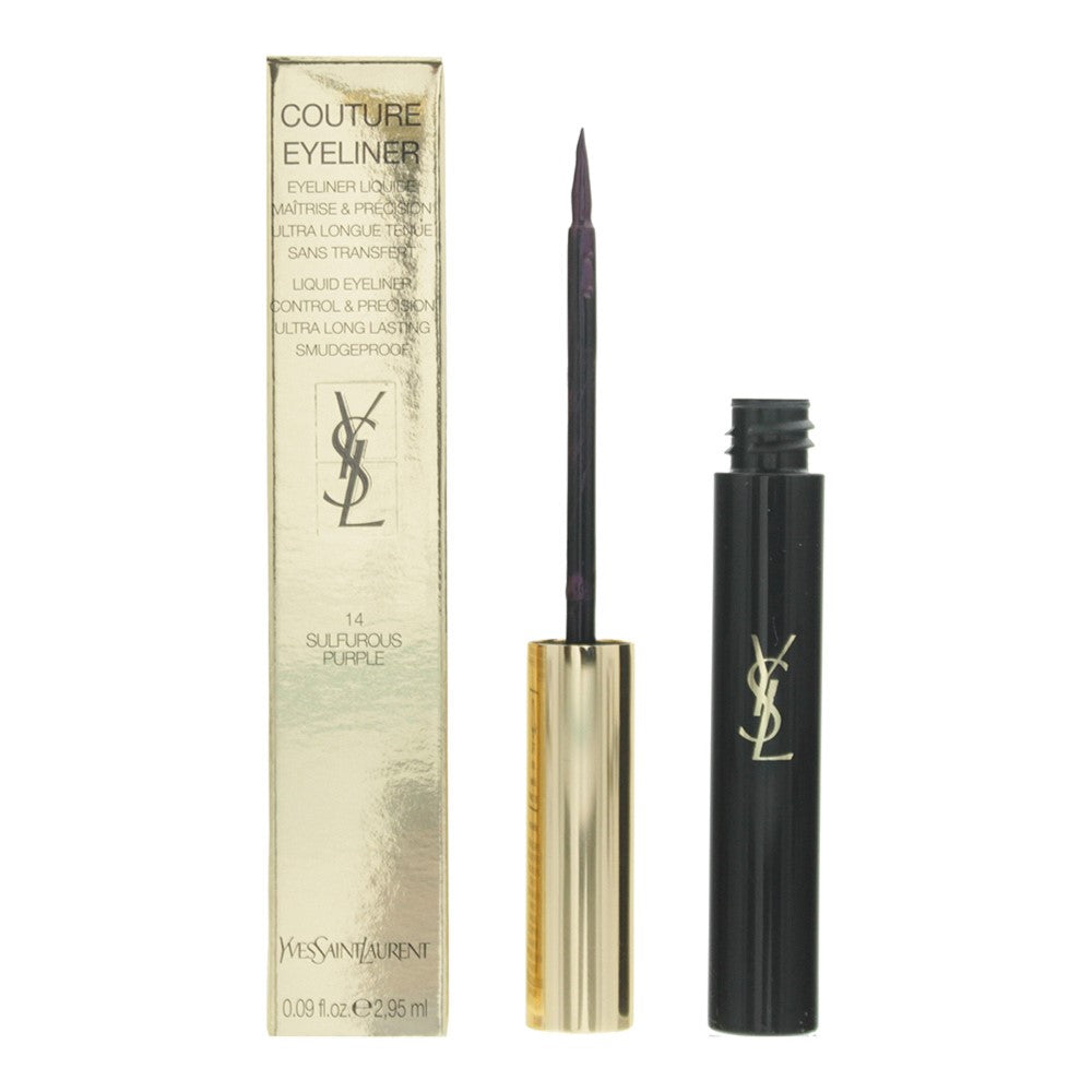 Yves St Laurent Couture Liquid Eyeliner #14 Sulfurous Purple 2.95ml