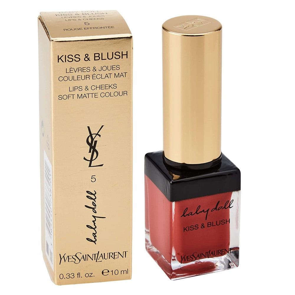 Yves St Laurent Kiss & Blush Lips Cheeks 10ml Rouge Effrontee #5
