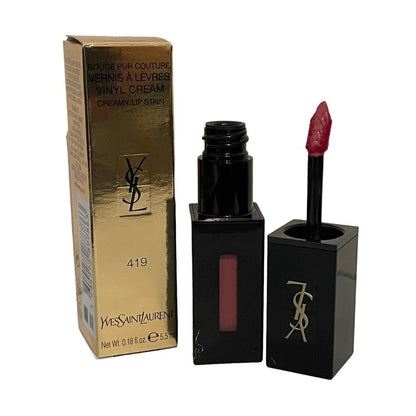 Yves St Laurent Vinyl Cream Lipstick 5.5ml #419 Pink Progressive