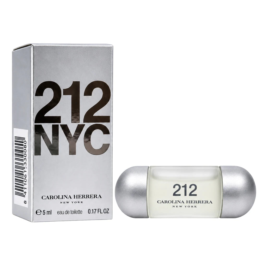 Carolina Herrera 212 NYC 5ml EDT Miniature bottle and box