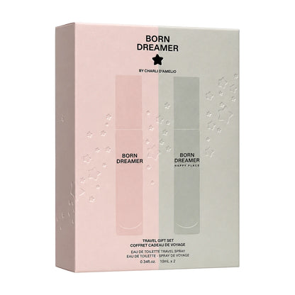 Charli d'Amelio 2x 10ml EDT Spray Gift Set Dream 10ml EDT & Happy 10ml EDT; Closed gift box only