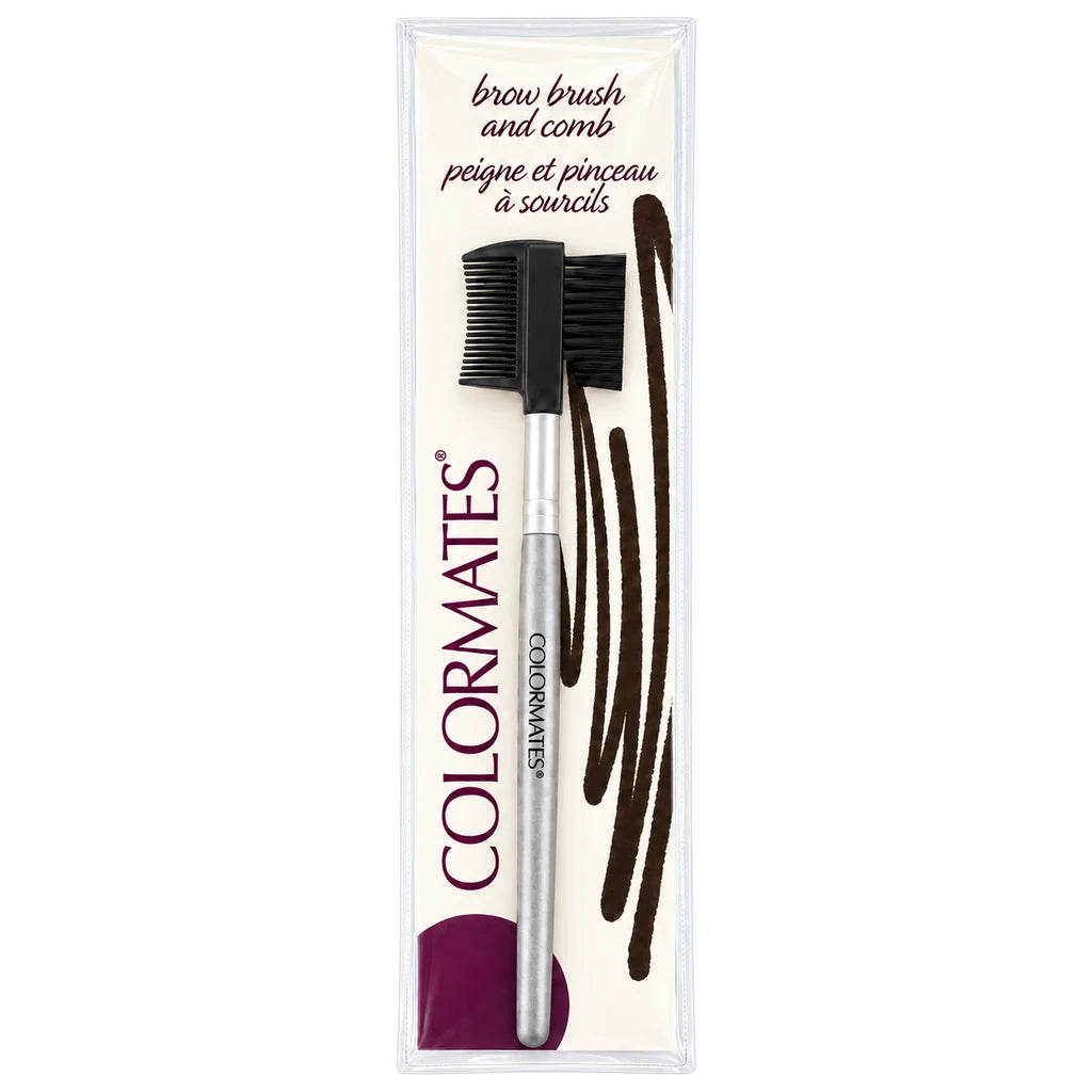 Colormates brow brush and comb