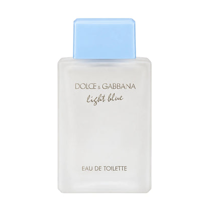 Dolce & Gabbana 3x 5ml 1x 4.5ml Miniature Gift Set for Women; light blue miniature bottle