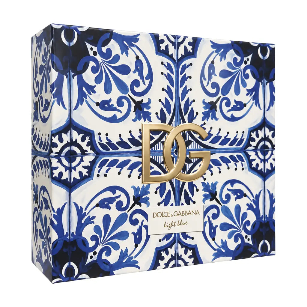 Dolce & Gabbana Light Blue 25ml EDT & 10ml EDT Gift Set – closed gift box