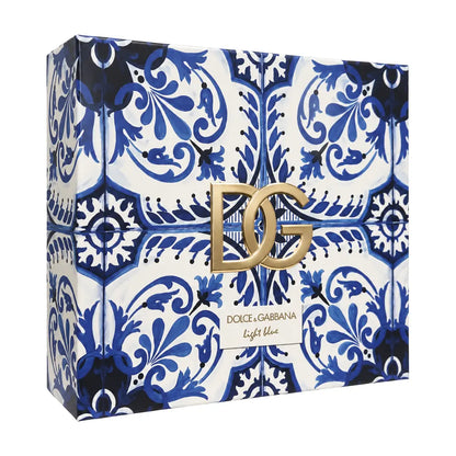Dolce & Gabbana Light Blue 25ml EDT & 10ml EDT Gift Set – closed gift box