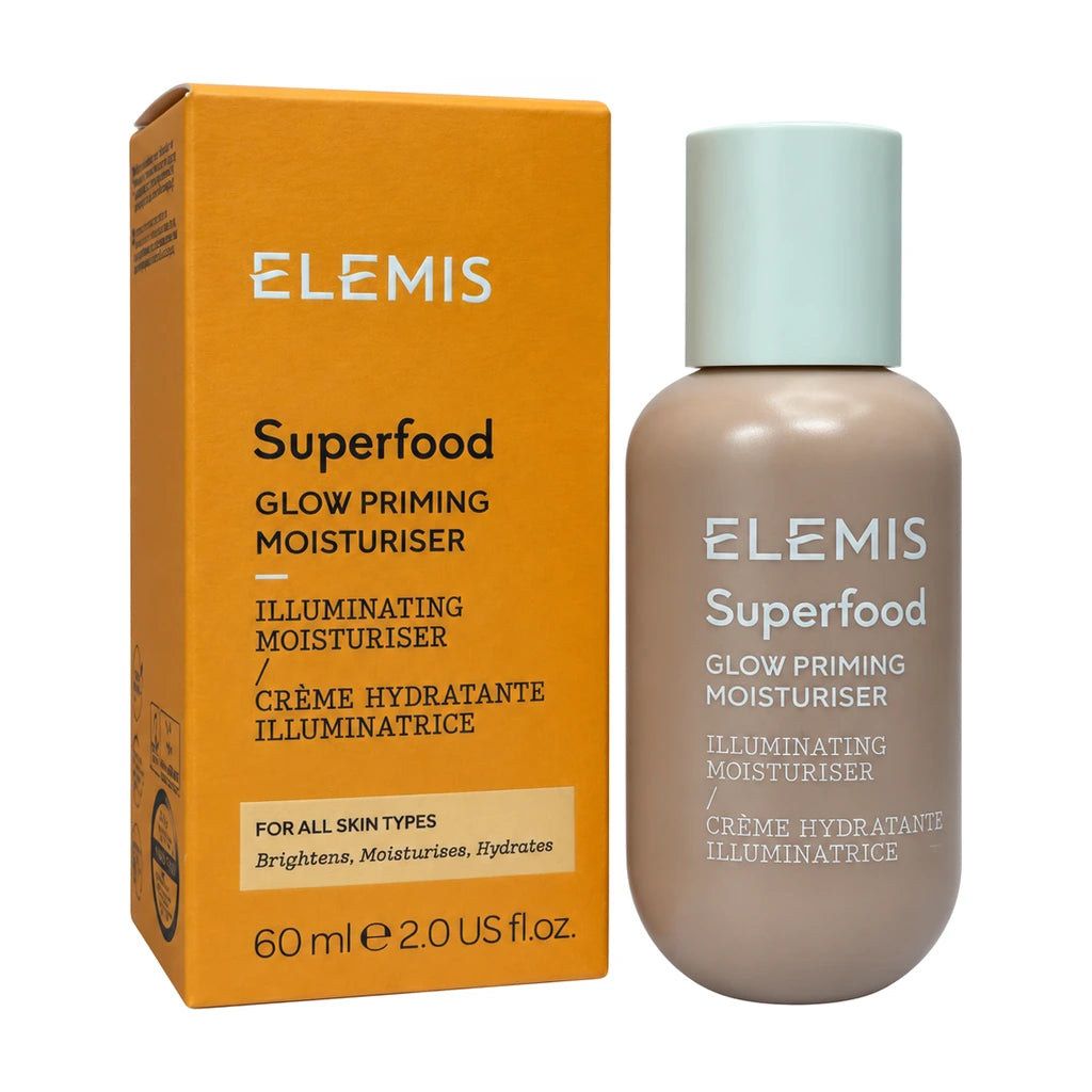 Elemis Superfood Glow Priming Moisturizer 60ml – product with retail box