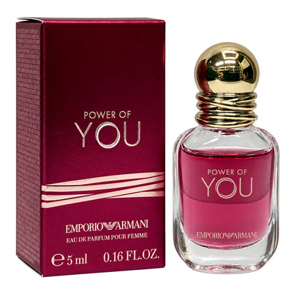 Emporio Armani Power of You 5ml EDP miniature, product with retail box