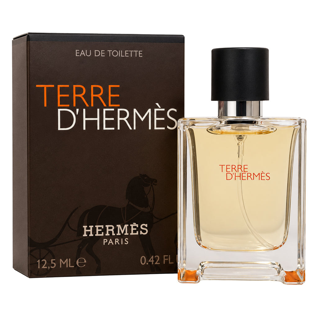 Hermès Terre d'Hermès 12.5ml EDT miniature, product with retail box