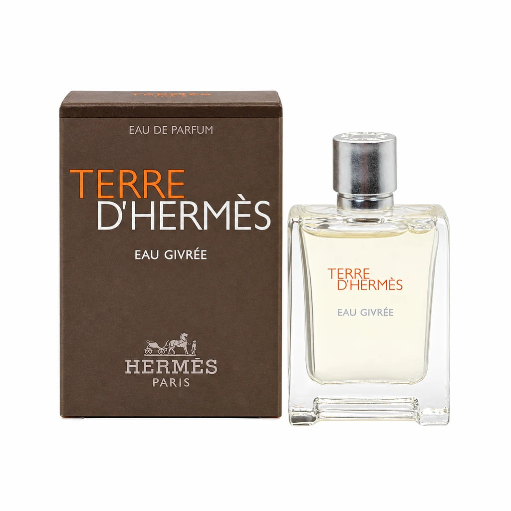 Hermes Terre d'Hermes Eau Givree Men 5ml EDP Miniature bottle and box