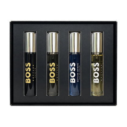 Hugo Boss Bottled 4x 10ml Sprays Gift Set for Men – open set with four 10ml sprays
