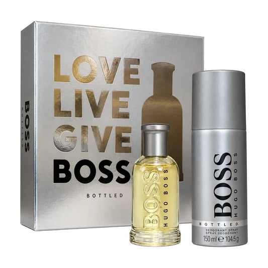 Hugo Boss Bottled 50ml EDT + 150ml Deodorant Gift Set – products with closed gift box