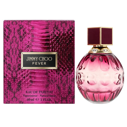 Jimmy Choo Fever 60ml Eau de Parfum Spray bottle with pink box