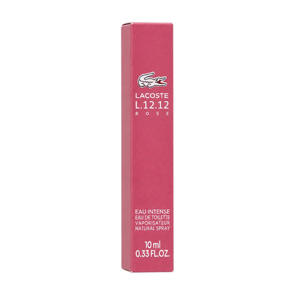 Lacoste L.12.12 Rose Eau Intense 10ml EDT Travel Spray – retail box only
