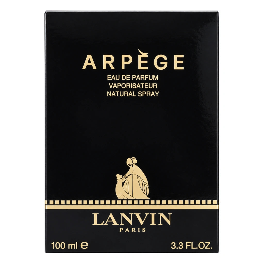 Lanvin Arpege 100ml Eau de Parfum black and gold retail box