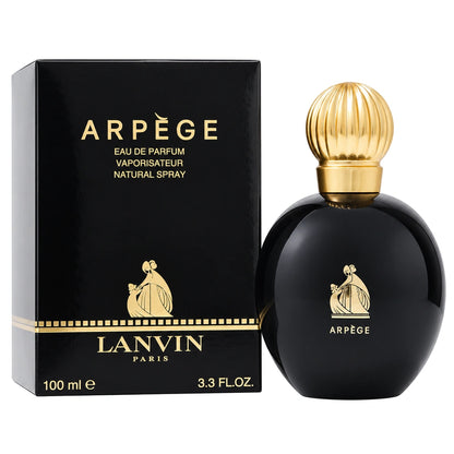 Lanvin Arpege 100ml Eau de Parfum Spray bottle with black and gold retail box