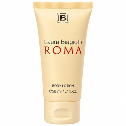 Laura Biagiotti Roma Femme 50ml Body Lotion tube on white background