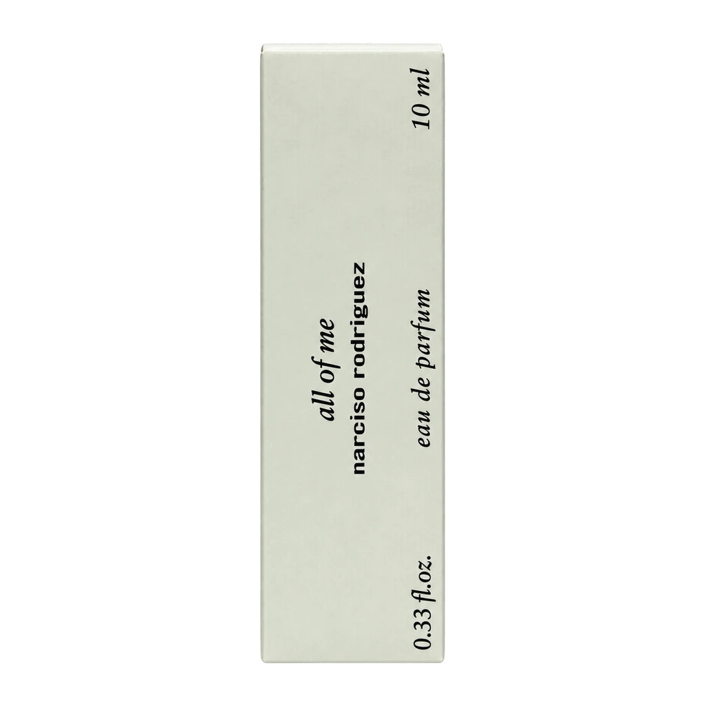 Narciso Rodriguez All of Me 10ml EDP Travel Spray - retail box, front view