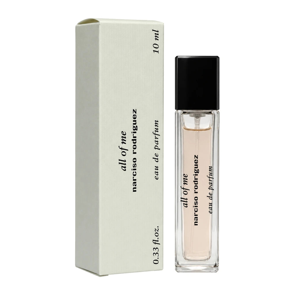 Narciso Rodriguez All of Me 10ml EDP Travel Spray - product with retail box