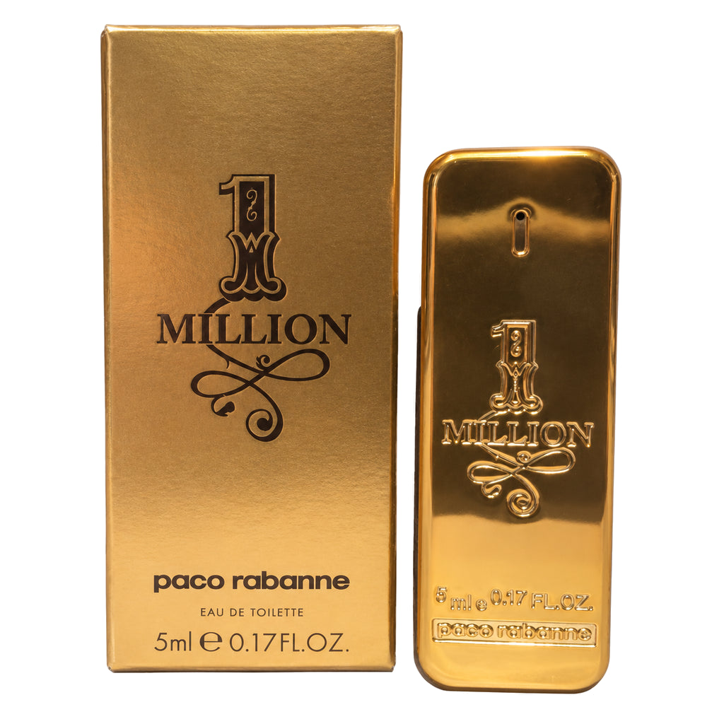 Paco Rabanne 1 Million 5ml Eau de Toilette miniature bottle with retail box