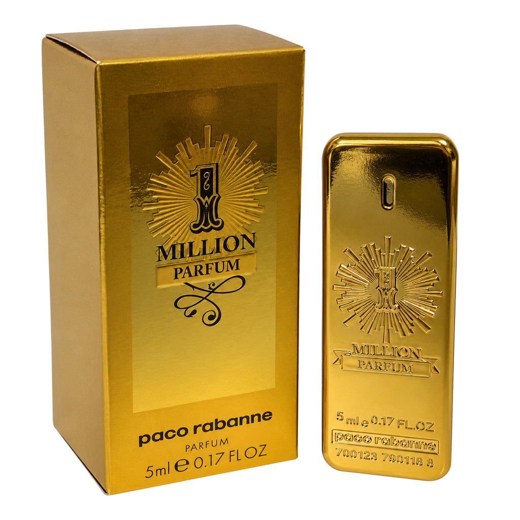 Paco Rabanne 1 Million 5ml Parfum miniature bottle with retail box