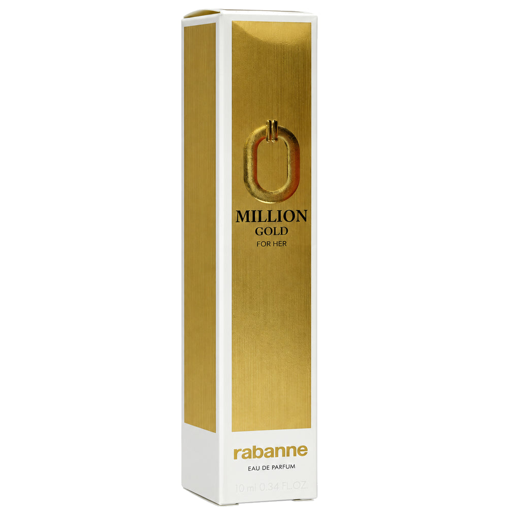 Paco Rabanne Million Gold Her 10ml EDP purse travel spray, retail box only