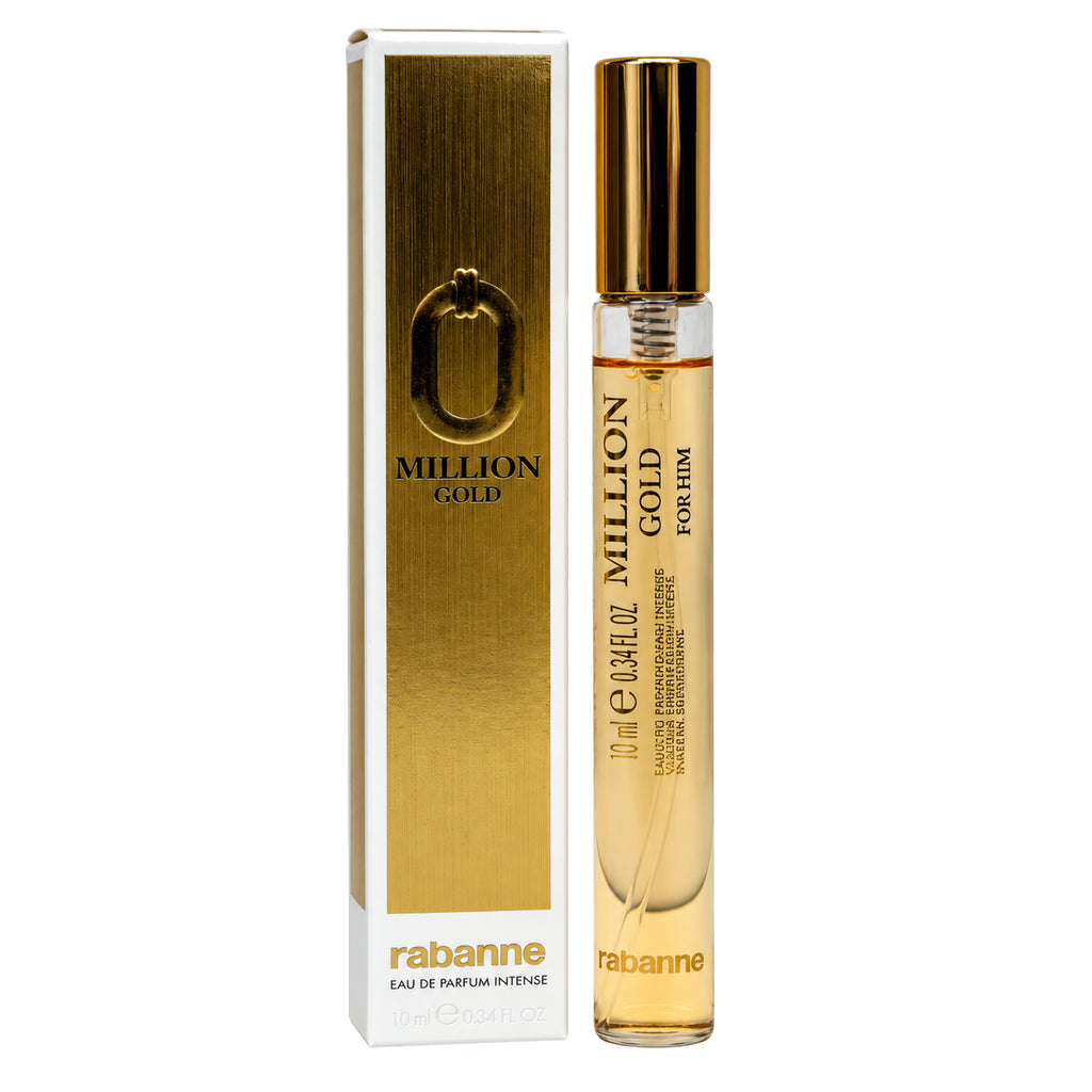 Paco Rabanne Million Gold Him Intense 10ml EDP Travel Spray with retail box
