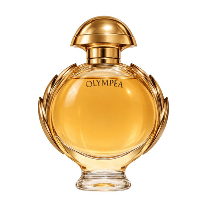 Paco Rabanne Olympea 50ml EDP + 75ml Body Lotion Gift Set – 50ml round Olympea perfume bottle with gold dome cap